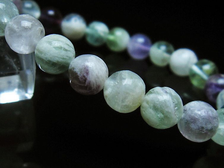 エンジェルフェザー フローライト ブレスレット 7mm [T53-4912] 3枚目