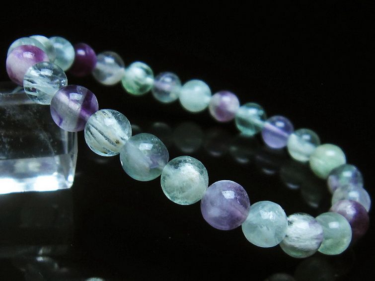 エンジェルフェザー フローライト ブレスレット 7mm [t53-4924] 1枚目