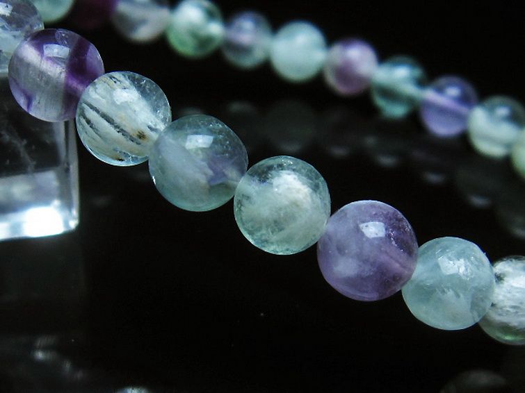 エンジェルフェザー フローライト ブレスレット 7mm [t53-4924] 3枚目