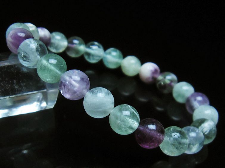 エンジェルフェザー フローライト ブレスレット 8mm [T53-4935] 1枚目