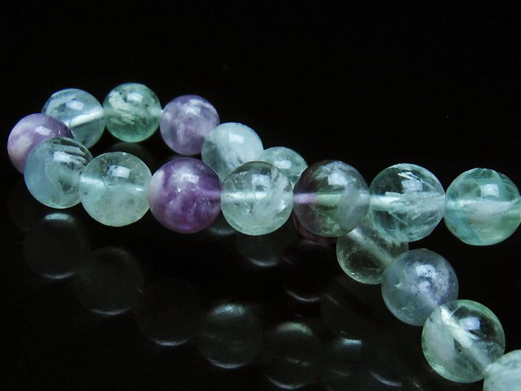 エンジェルフェザー フローライト ブレスレット 8mm [T53-4935] 2枚目