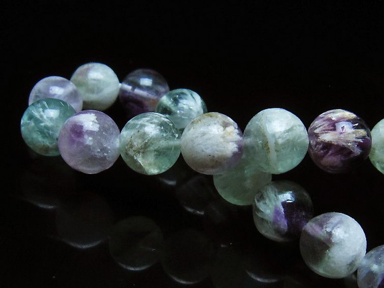 エンジェルフェザー フローライト ブレスレット 9mm [t53-4952] 2枚目