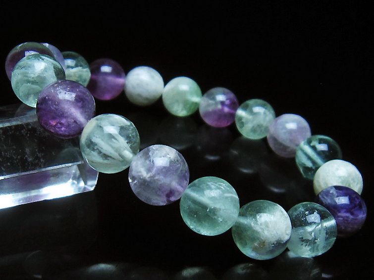 エンジェルフェザー フローライト ブレスレット 10mm [T53-4964] 1枚目