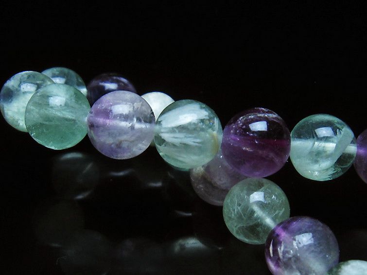 エンジェルフェザー フローライト ブレスレット 10mm [T53-4964] 2枚目