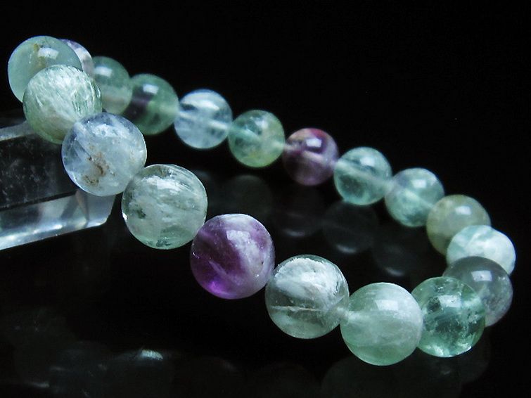 エンジェルフェザー フローライト ブレスレット 11mm [T53-4966] 1枚目