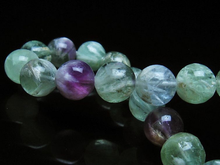 エンジェルフェザー フローライト ブレスレット 11mm [T53-4966] 2枚目