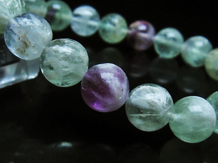 エンジェルフェザー フローライト ブレスレット 11mm [T53-4966] 3枚目