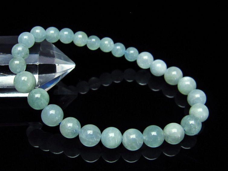 アクアマリン ブレスレット 6mm [T537-14430] 1枚目