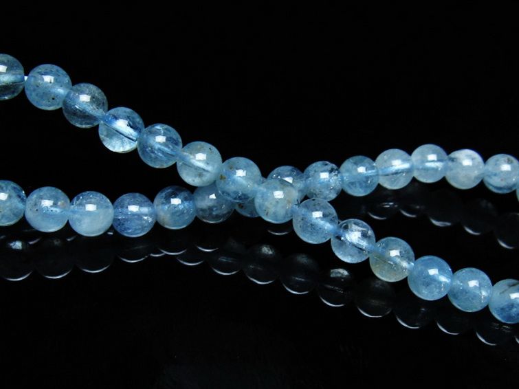 アクアマリン ブレスレット 5mm [t537-15354] 2枚目