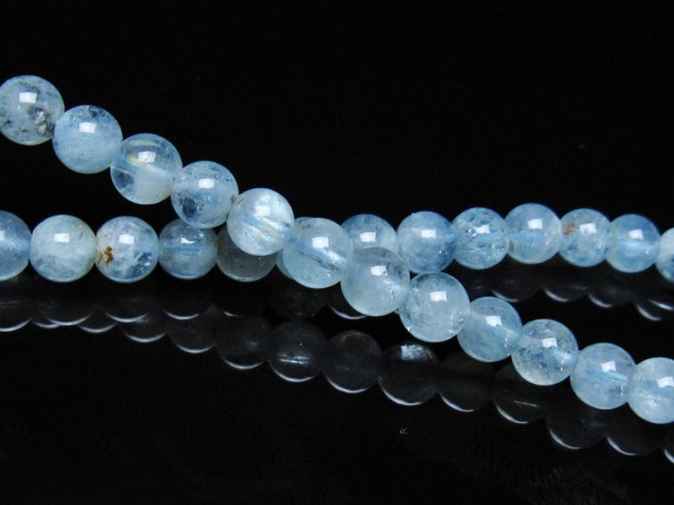 アクアマリン ブレスレット 6mm [t537-15421] 2枚目