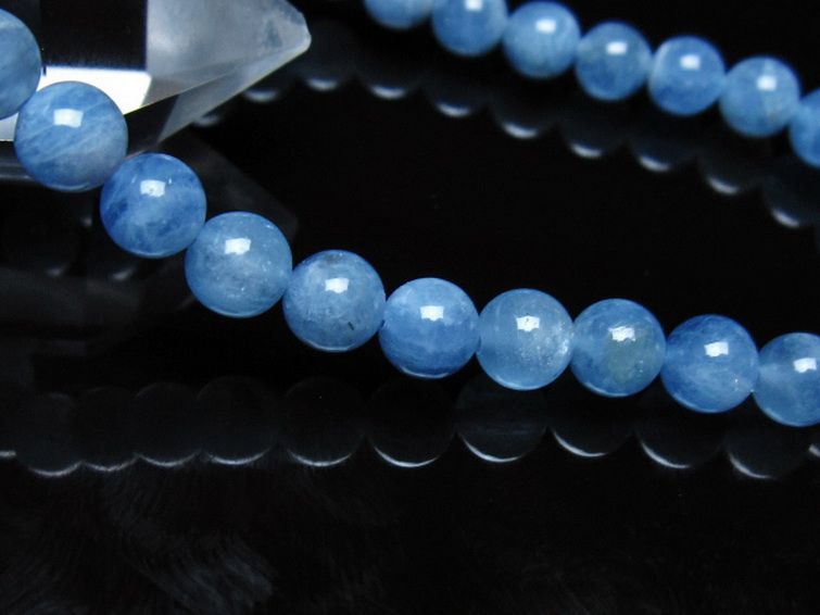 アクアマリン ブレスレット 6mm [t537-15475] 3枚目