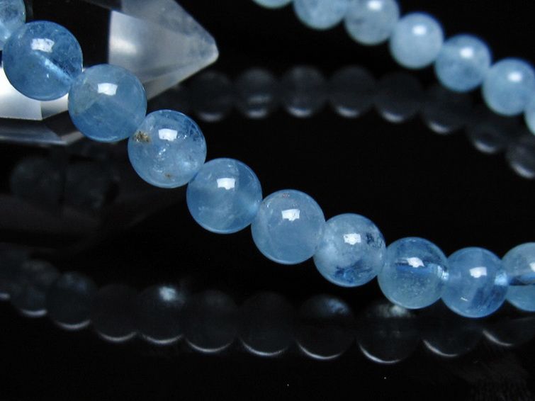 アクアマリン ブレスレット 6mm [t537-15481] 3枚目