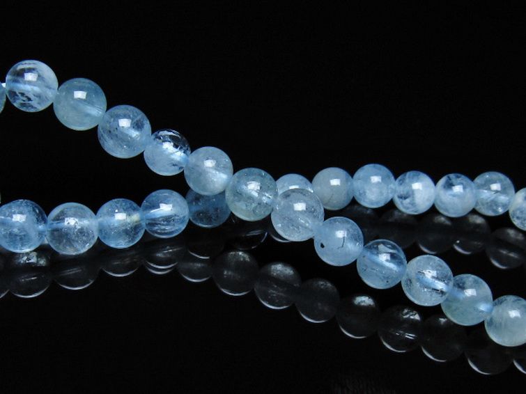 アクアマリン ブレスレット 6mm [T537-15485] 2枚目
