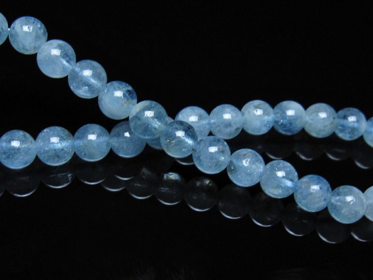 アクアマリン ブレスレット 6mm [t537-15490] 2枚目