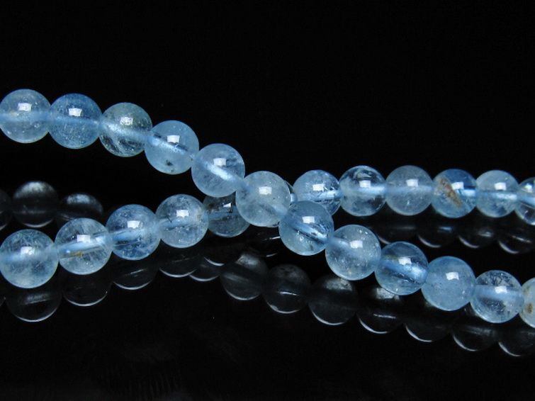 アクアマリン ブレスレット 6mm [t537-15521] 2枚目