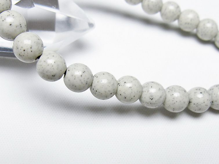 台湾産 北投石 天然ラジウム効果 ブレスレット 7mm [t538-2788] 3枚目