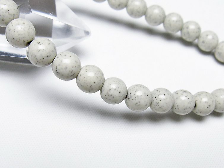 台湾産 北投石 天然ラジウム効果 ブレスレット 7mm [t538-2799] 3枚目