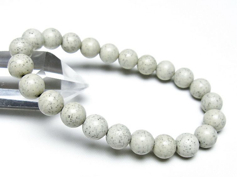 台湾産 北投石 天然ラジウム効果 ブレスレット 9mm [t538-2849] 1枚目
