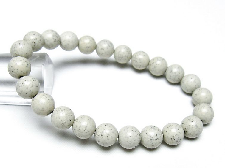 台湾産 北投石 天然ラジウム効果 ブレスレット 9mm [t538-2892] 1枚目