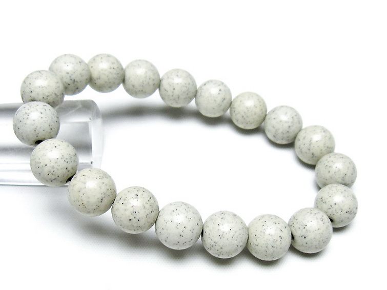 台湾産 北投石 天然ラジウム効果 ブレスレット 11mm [t538-2912] 1枚目