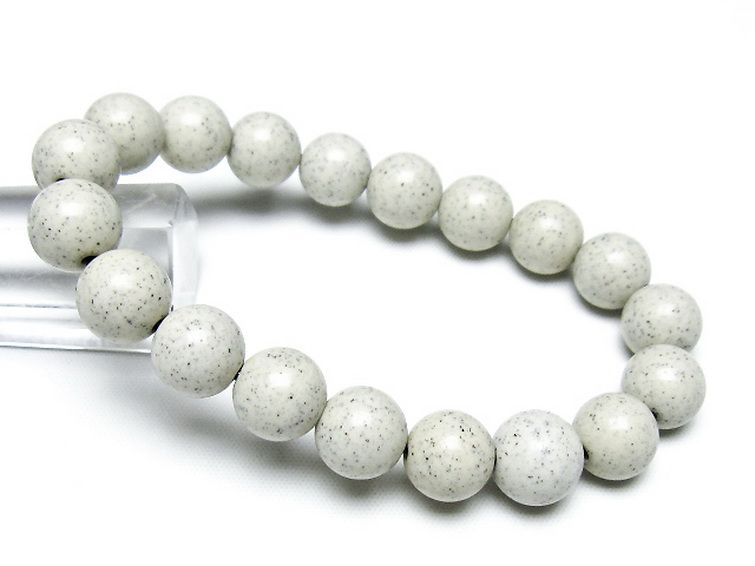 台湾産 北投石 天然ラジウム効果 ブレスレット 11mm [t538-2938] 1枚目