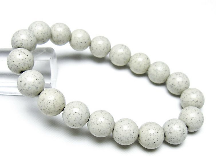 台湾産 北投石 天然ラジウム効果 ブレスレット 11mm [t538-2940] 1枚目