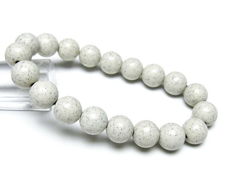 台湾産 北投石 天然ラジウム効果 ブレスレット 11mm [t538-2948] 1枚目