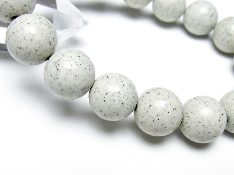 台湾産 北投石 天然ラジウム効果 ブレスレット 12mm [t538-2986] 3枚目