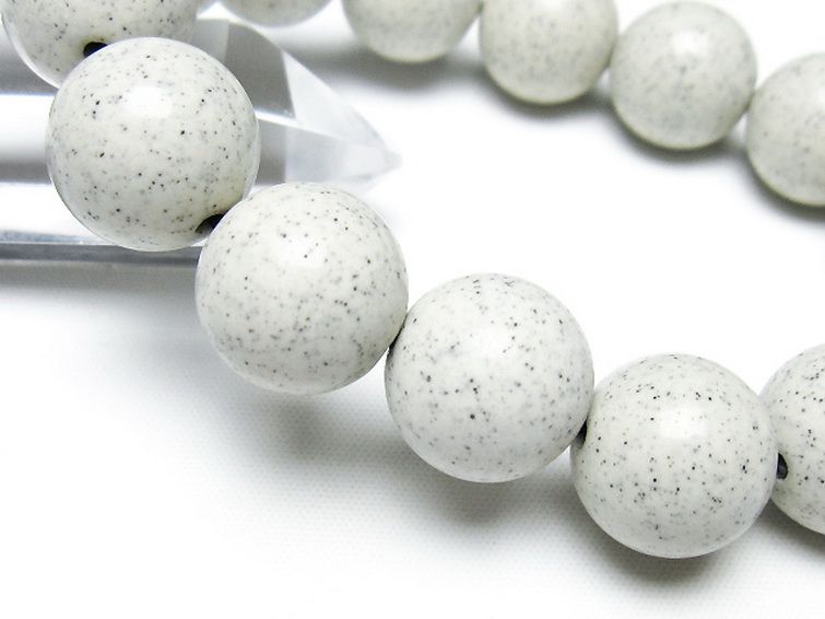 台湾産 北投石 天然ラジウム効果 ブレスレット 16mm [t538-3025] 3枚目