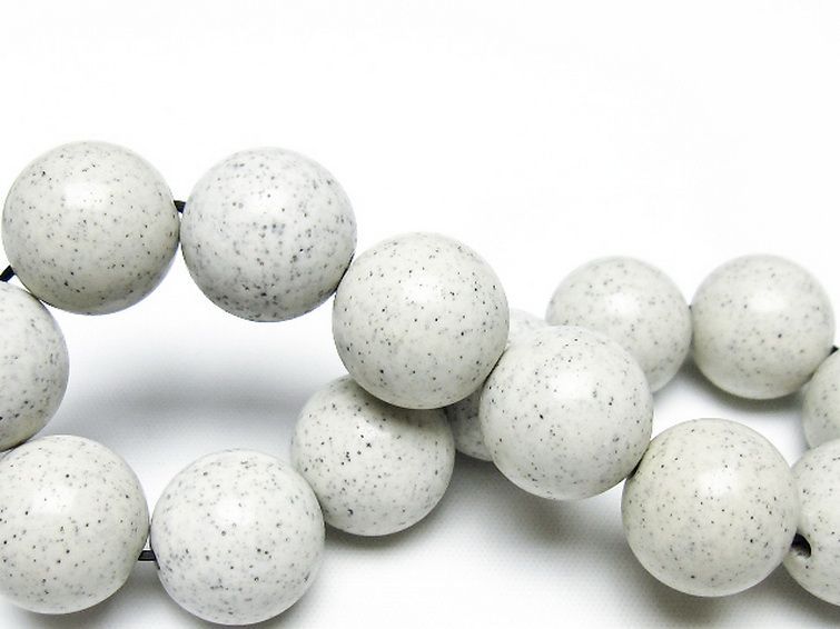 台湾産 北投石 天然ラジウム効果 ブレスレット 16mm [t538-3033] 2枚目