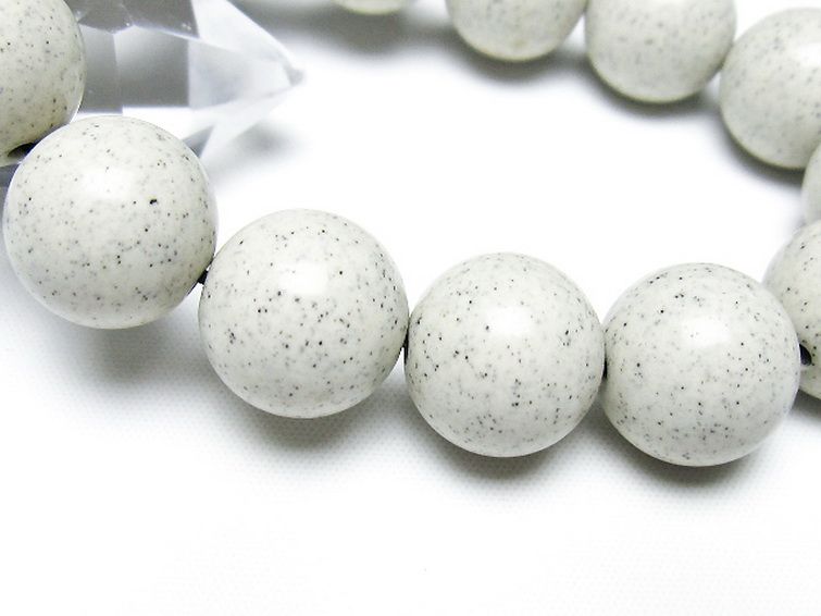 台湾産 北投石 天然ラジウム効果 ブレスレット 16mm [t538-3034] 3枚目