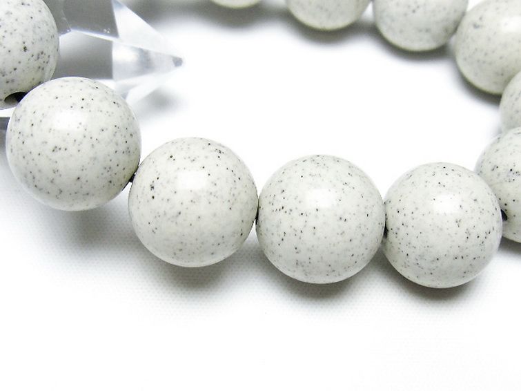 台湾産 北投石 天然ラジウム効果 ブレスレット 16mm [t538-3042] 3枚目