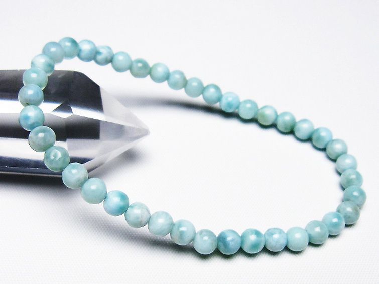 ラリマー ブレスレット 5mm [t54-5587] 1枚目