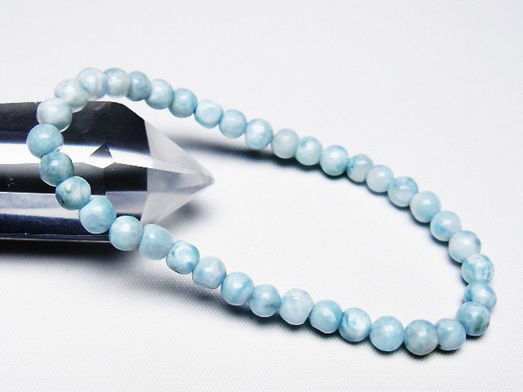 ラリマー ブレスレット 5mm [t54-5617] 1枚目