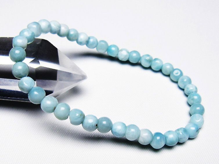 ラリマー ブレスレット 5mm [t54-5661] 1枚目