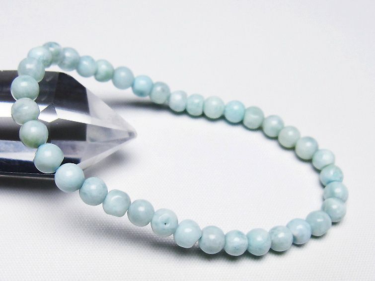 ラリマー ブレスレット 5mm [t54-5789]