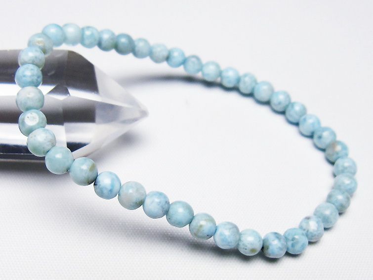 ラリマー ブレスレット 5mm [t54-5803] 1枚目