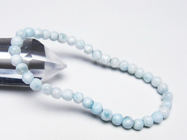 ラリマー ブレスレット 5mm [t54-5844] 1枚目