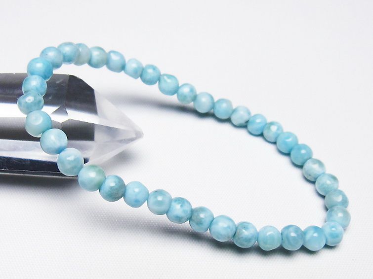 ラリマー ブレスレット 5mm [t54-5867] 1枚目