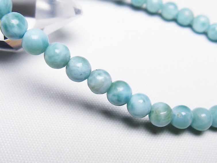 ラリマー ブレスレット 5mm [t54-5872]