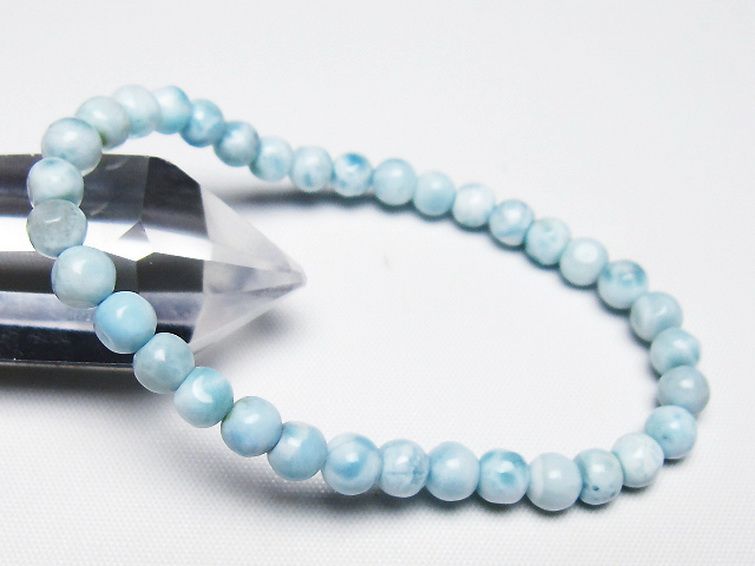 ラリマー ブレスレット 5mm [t54-5898] 1枚目