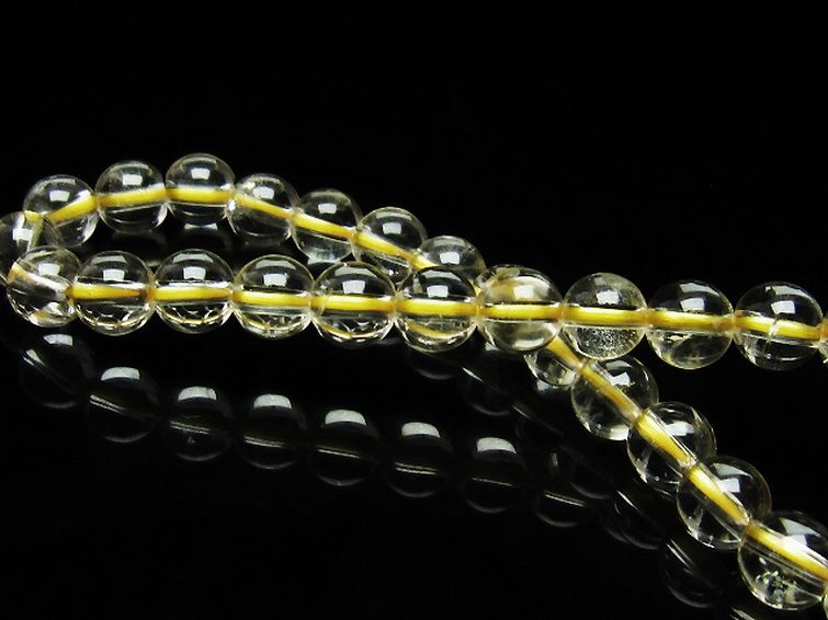 シトリン ブレスレット 6mm [t55-10196] 2枚目