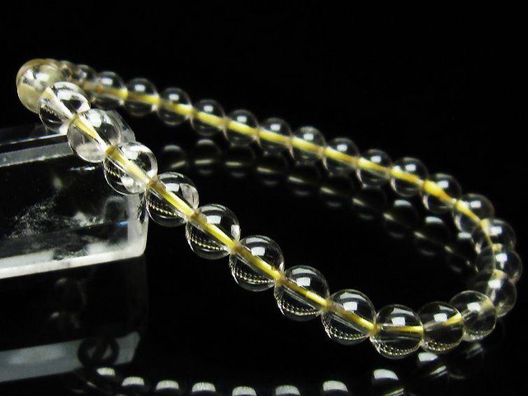 シトリン ブレスレット 6mm [T55-10208] 1枚目