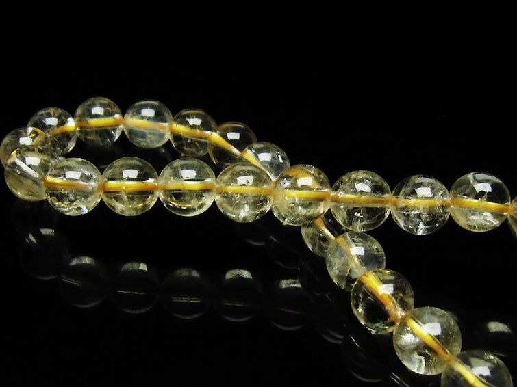 シトリン ブレスレット 6mm [T55-10230] 2枚目