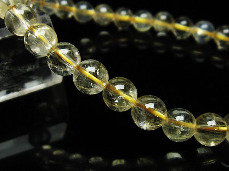 シトリン ブレスレット 6mm [T55-10230] 3枚目