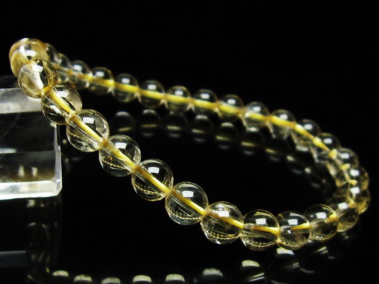 シトリン ブレスレット 6mm [t55-10257]