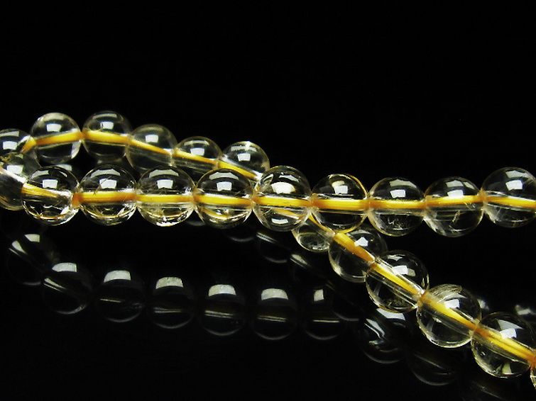 シトリン ブレスレット 6mm [T55-10261] 2枚目