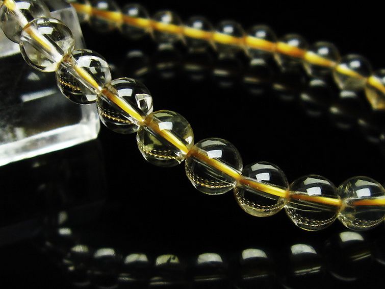 シトリン ブレスレット 6mm [T55-10261] 3枚目