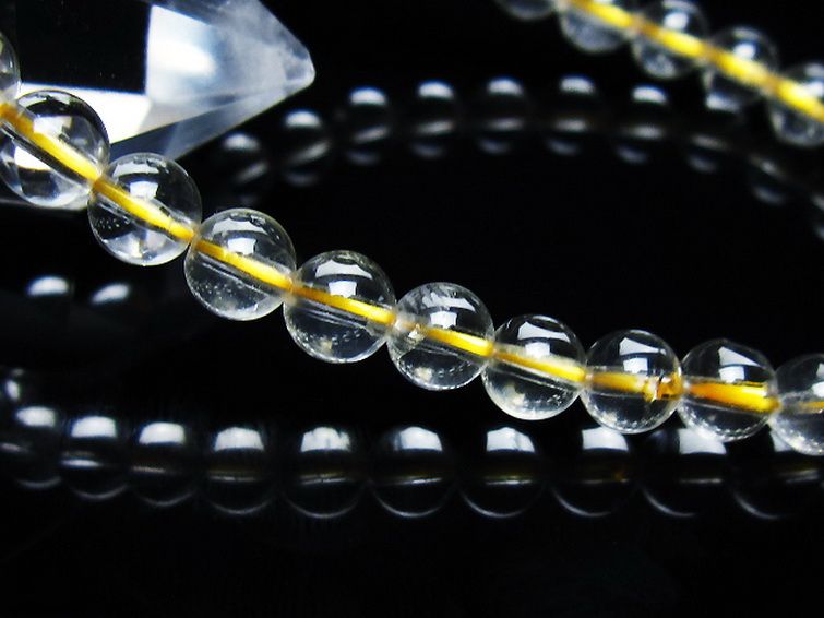 シトリン ブレスレット 6mm [t55-10495] 3枚目