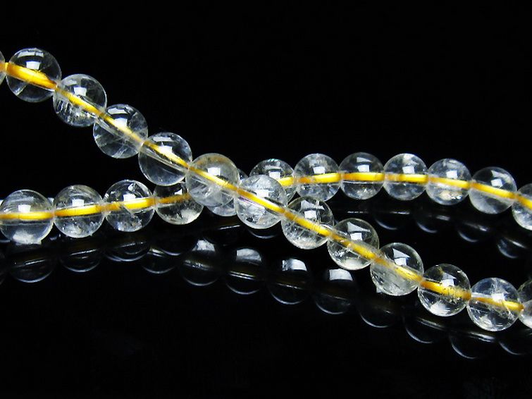 シトリン ブレスレット 6mm [t55-10510] 2枚目